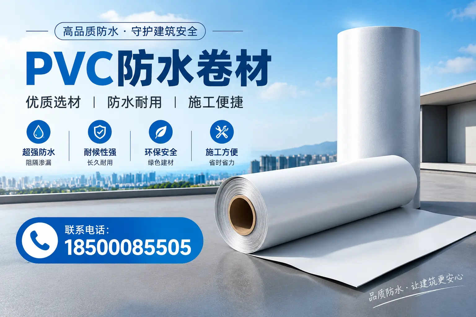 如何评估PVC防水卷材的性价比?黑河消费者必读